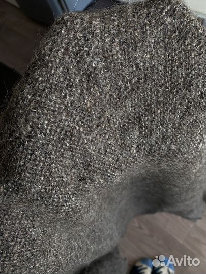 Пуховый платок, шаль,косынка, новая, ручная вязка