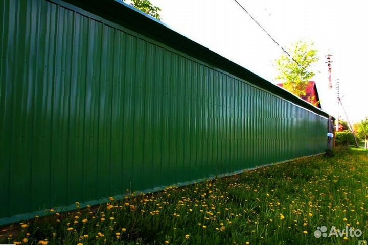 Забор из профнастила