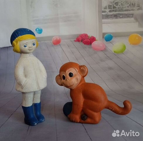 Резиновые игрушки СССР