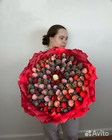 Букет из клубники в шоколаде