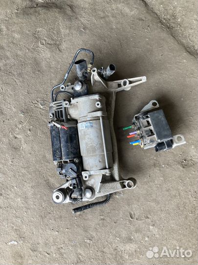 Компрессор для пневмоподвески audi q7 4l