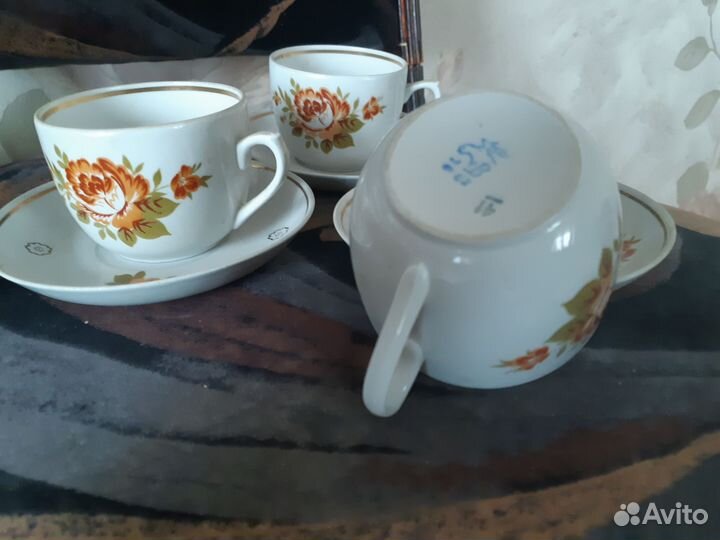 Чашки, блюдца СССР