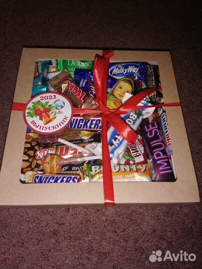 Боксы сладостей съедобные порционные