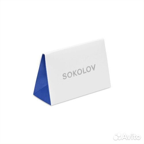 Колье sokolov из серебра, 94070057, р.50\55