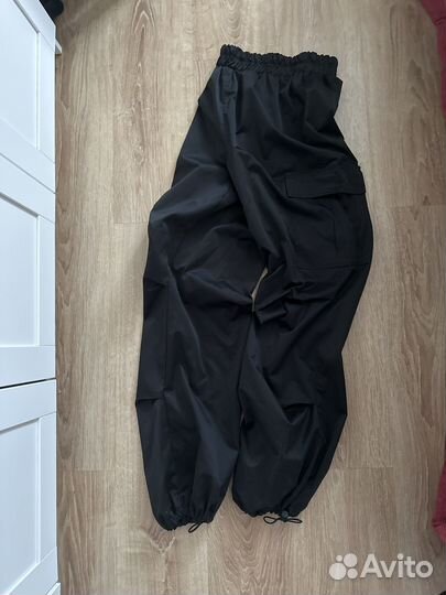 Штаны карго широкие