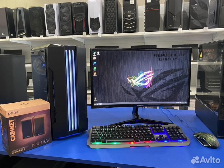 Игровой компьютер Intel i5-10400F/RTX2060 6Gb/16Gb