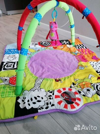 Развивающий коврик + дуга с игрушками