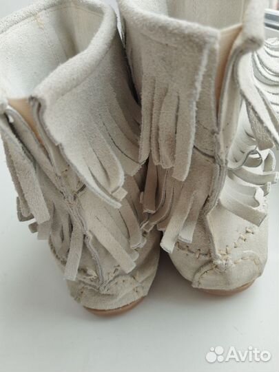 Ботинки замша лето Португалия 38-39 размер