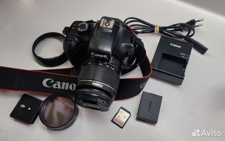 Зеркальный фотоаппарат canon eos 1100d