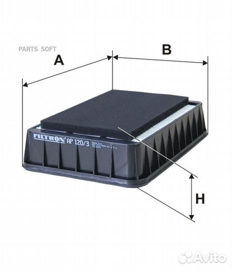 Фильтр воздушный AP1203 Filtron