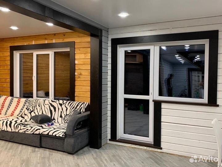 Балконное остекление новое