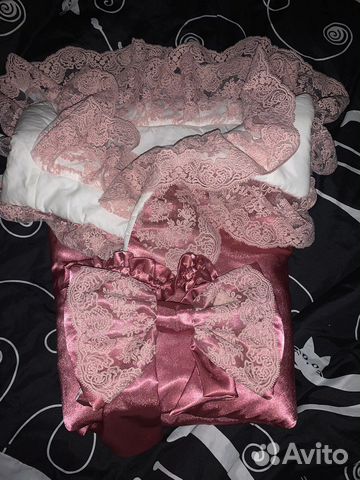 Конверт на выписку для девочки