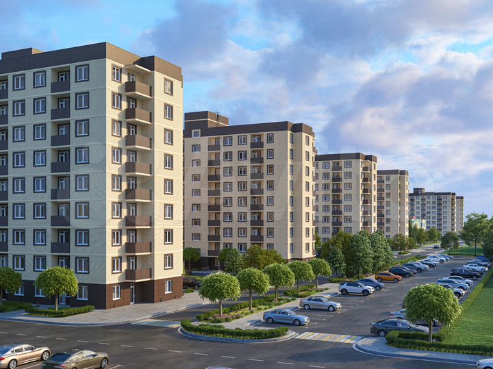 1-к. квартира, 42 м², 7/9 эт.