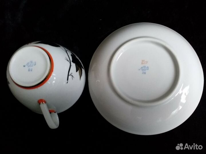 Чайные пары лфз.Фарфор 