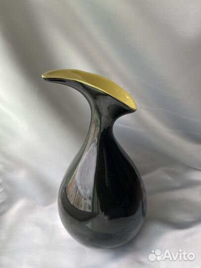 Ваза керамическая черная