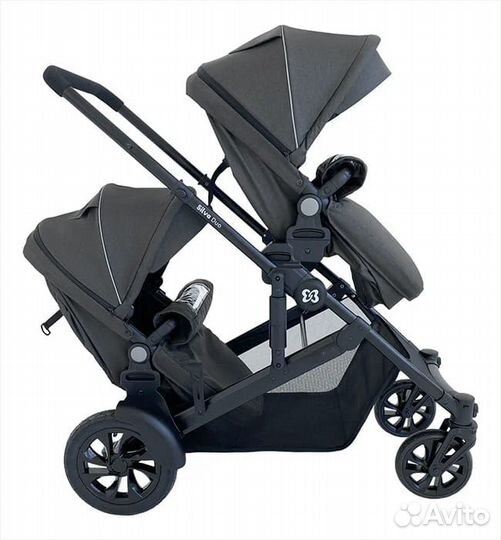 Детская коляска трансформер для двойни Silva Duo