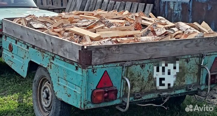 Дрова березовые вязанка