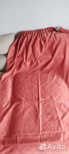 Комплект двухцветных штор