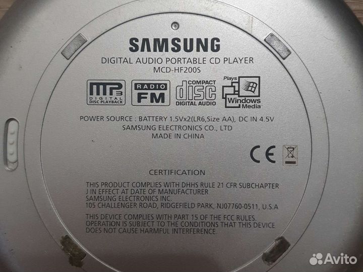 CD MP3 плеер Samsung MCD