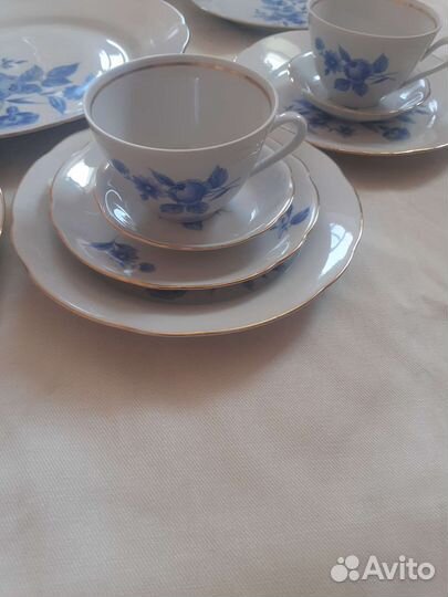 Чайно кофейный сервиз гдр