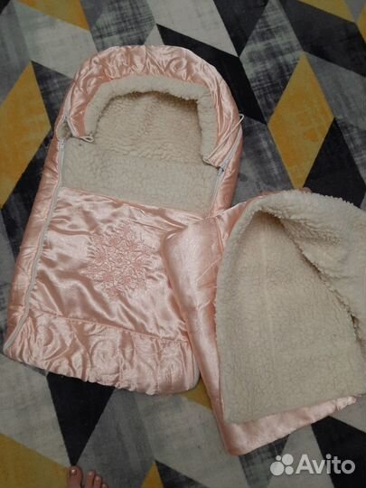 Зимний конверт в коляску