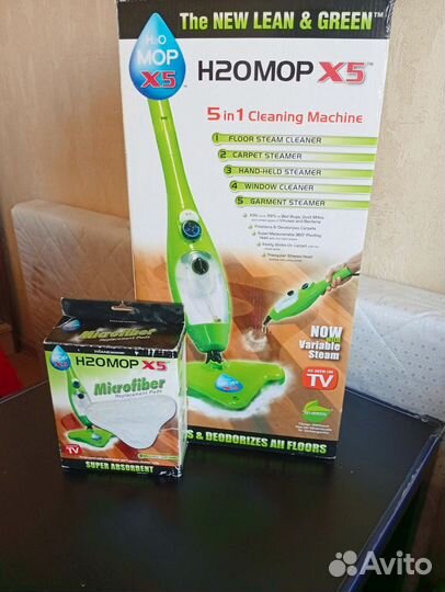 Паровая швабра h2o mop x5