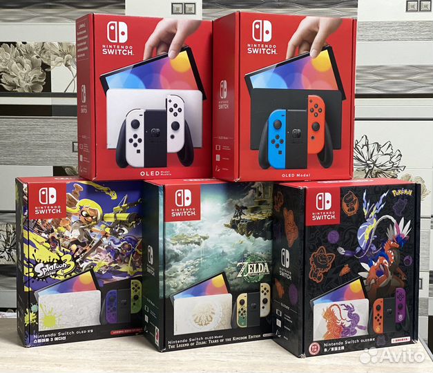 Новая Nintendo Switch Oled Hwfly Чип + игры