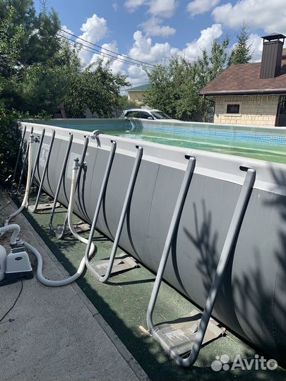 Каркасный бассейн прямоугольный