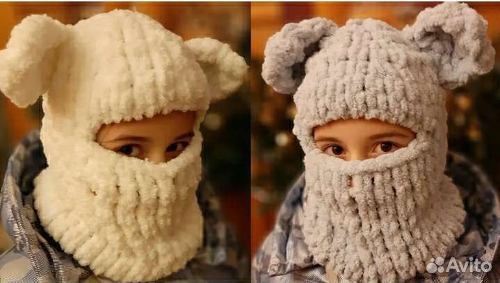 Балаклава плюшевая, плед