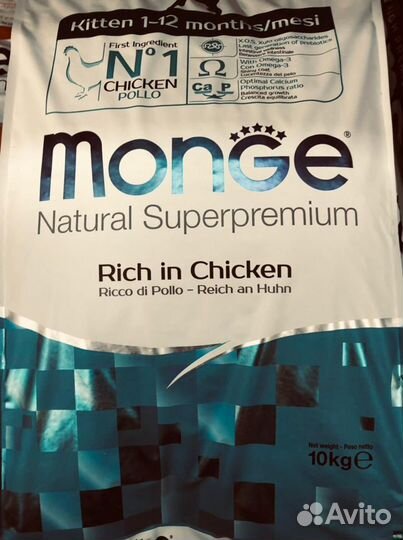 Монж Monge Джемон Gemon корм для кошек