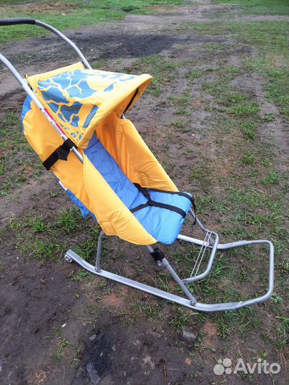 Детские санки коляска