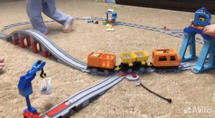 Lego duplo грузовой поезд 10875