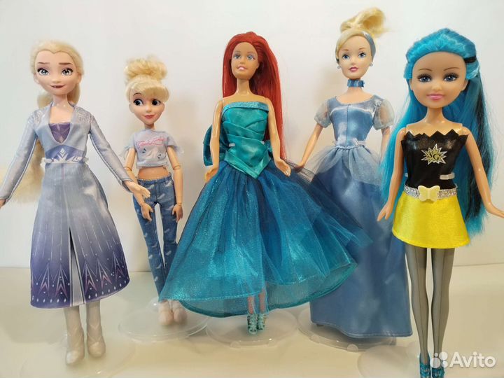 Кукла disney Эльза Ариэль Золушка