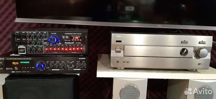 Усилитель Yamaha AX-892, sunbuck AV-608BT