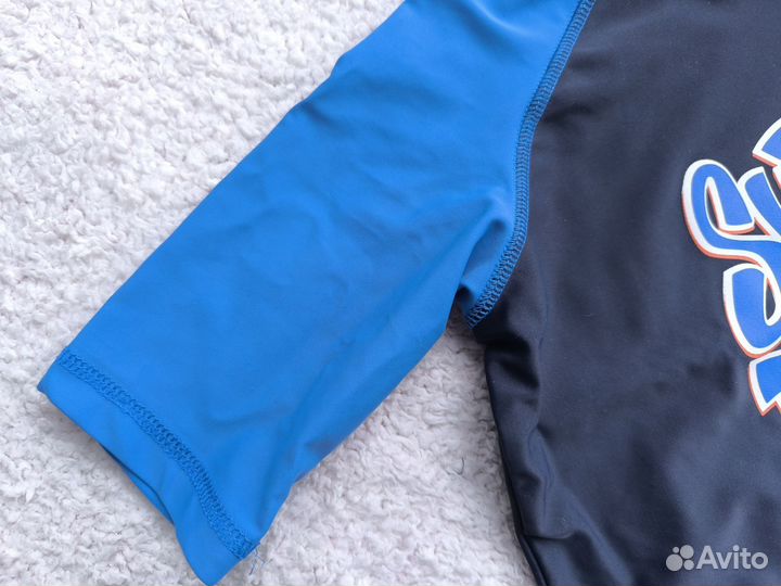 Рашгард для мальчика 134-140 синий