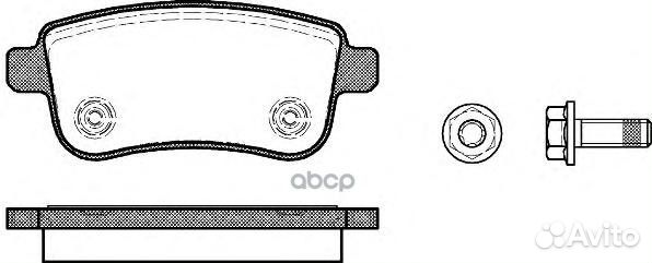 1387 00 GDB1791FDB4182 440603734R колодки