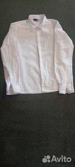 Рубашка для мальчика школьная 140