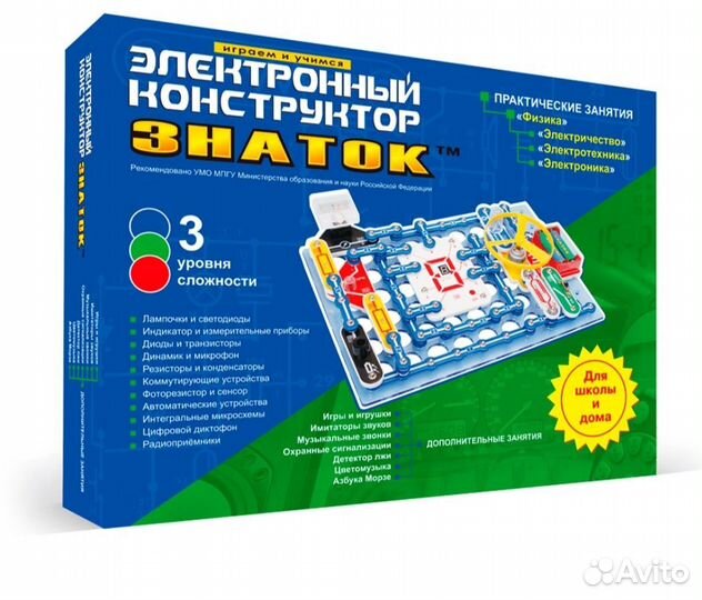 Электронный конструктор знаток 999 схем