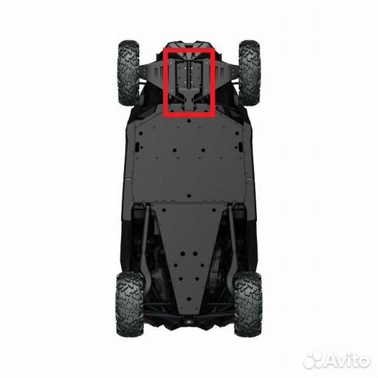 Пластина защитная передняя Maverick X3(715003933)
