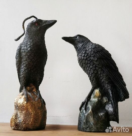 Свеча или статуэтка - Чёрный Ворон, алтарная