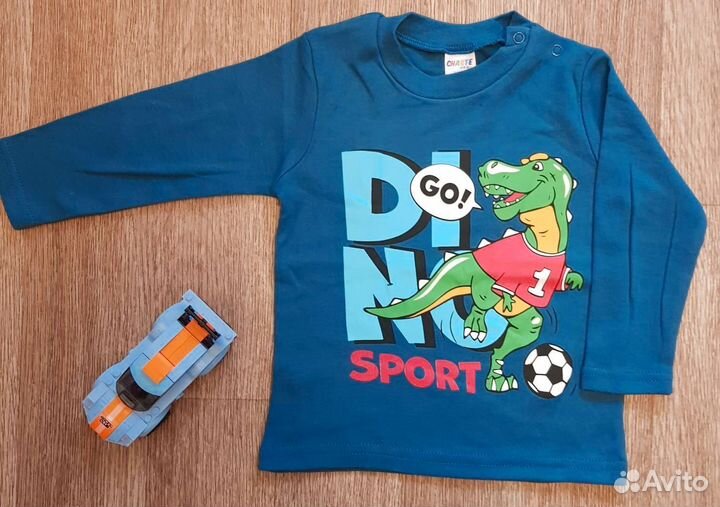 Лонгслив детский на 1-4 года