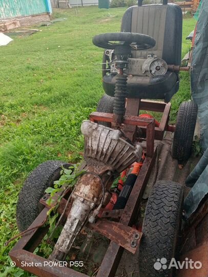 Минитрактор самодельный переломка