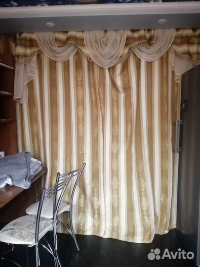Шторы с ламбрекеном бу