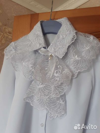 Блузка белая школьная