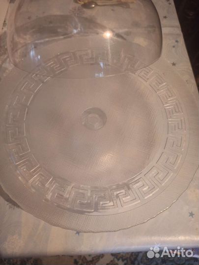 Тортница, салатник, стаканы