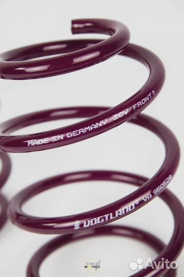 Пружины Vogtland с занижением Opel Astra G