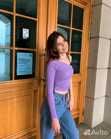 Кофта женская на одно плечо