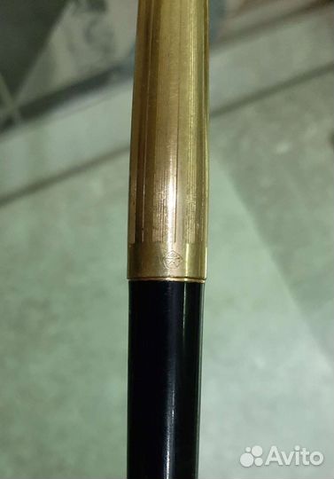 Перьевая ручка СССР, знак качества,с золотым пером