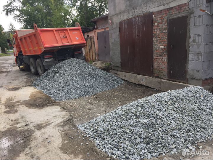 Песок щебень в одной машине Калининград и область