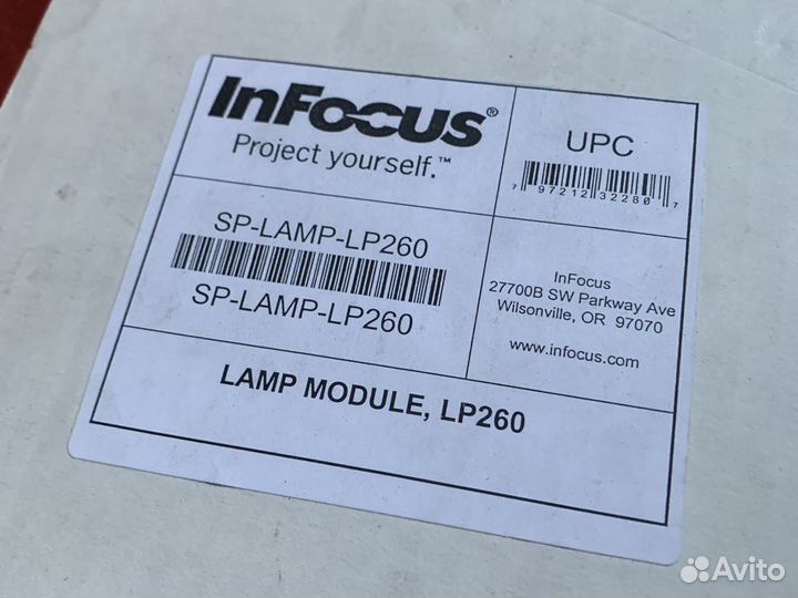 Лампа для проектора Infocus LP260